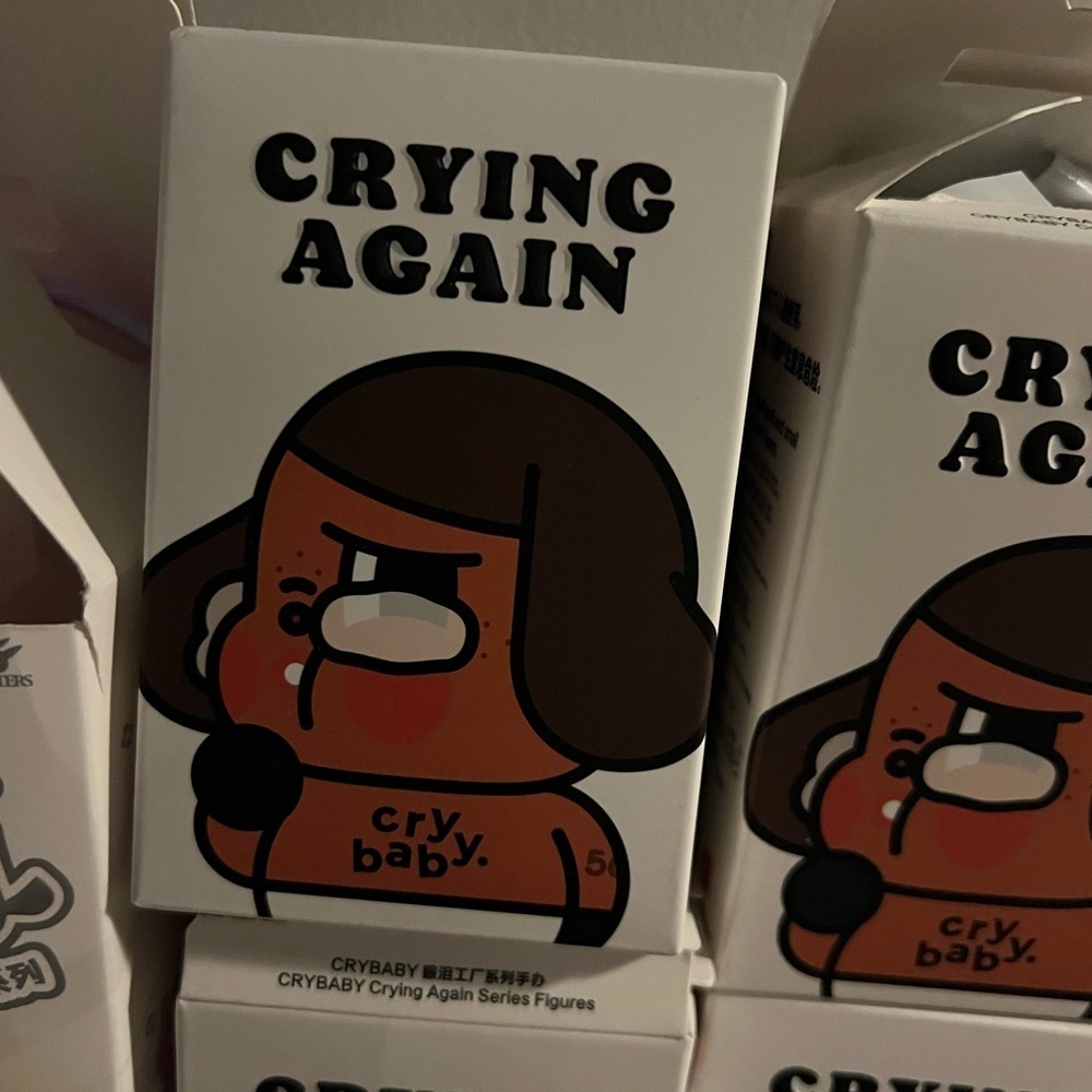 Pop Mart Crying Again Cry Baby Dolls